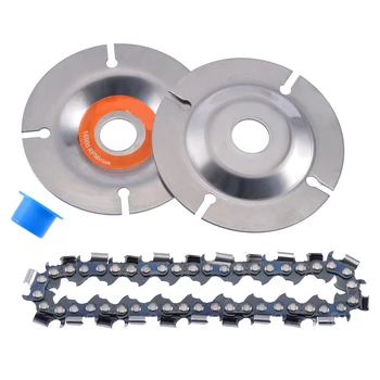 4" 22 Saw Tooth Fine Cut Round Disc Chain Set Woodworking Carving Disc for 100/115mm Angle Grinder High Quality
4" 22 Saw Tooth Fine Cut Round Disc Chain Set Woodworking Carving Disc for 100/115mm Angle Grinder High Quality