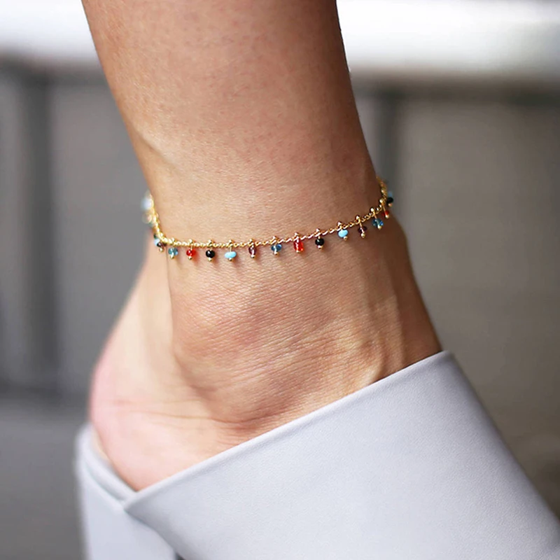Silver 1PC Gifts Unique Golden Crystal Rhinestone Party Adjustable Seaside Beautiful Simple High Quality Colours Anklet
Silver 1PC Gifts Unique Golden Crystal Rhinestone Party Adjustable Seaside Beautiful Simple High Quality Colours Anklet