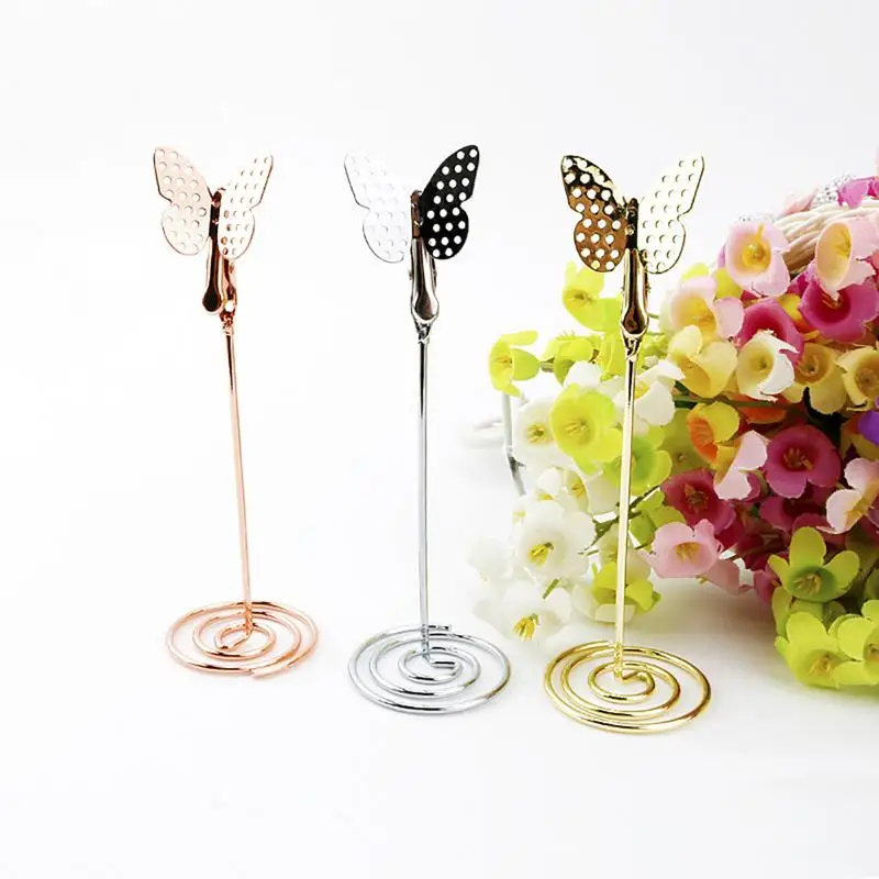 10 PCS/Pack Butterfly Metal Memo Clip Business Card Holder Golden Silver Rose Gold Wedding Seat Table Memo Decoration
10 PCS/Pack Butterfly Metal Memo Clip Business Card Holder Golden Silver Rose Gold Wedding Seat Table Memo Decoration