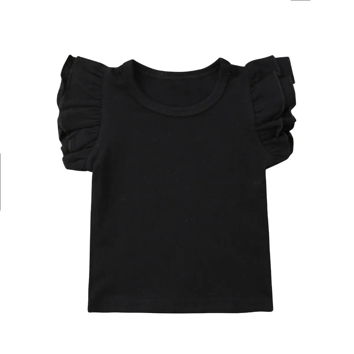 Baby Girl Flying Sleeves Infant Cute Tops Casual Outfits Sunsuit Clothes Solid Cotton Tees
Baby Girl Flying Sleeves Infant Cute Tops Casual Outfits Sunsuit Clothes Solid Cotton Tees