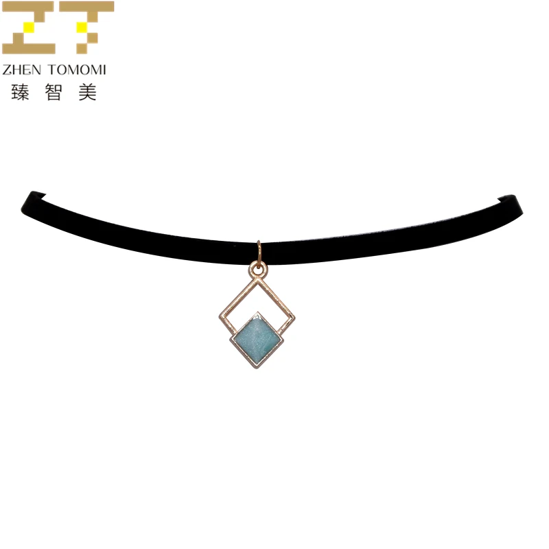 Hot Collares Collier Black Velvet Leather Geometric Quadrilateral Pendants Maxi Statement Chokers Necklace Women 2019 Jewelry
Hot Collares Collier Black Velvet Leather Geometric Quadrilateral Pendants Maxi Statement Chokers Necklace Women 2019 Jewelry
