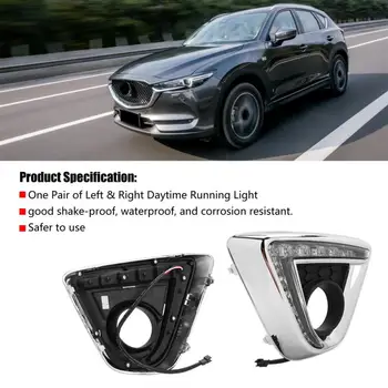 1Pair Car Daytime Running Light Turn Signal DRL LED Lights Fog Lamp Cover for Mazda CX-5 2012 2013 2014 2015 car accessories
1Pair Car Daytime Running Light Turn Signal DRL LED Lights Fog Lamp Cover for Mazda CX-5 2012 2013 2014 2015 car accessories