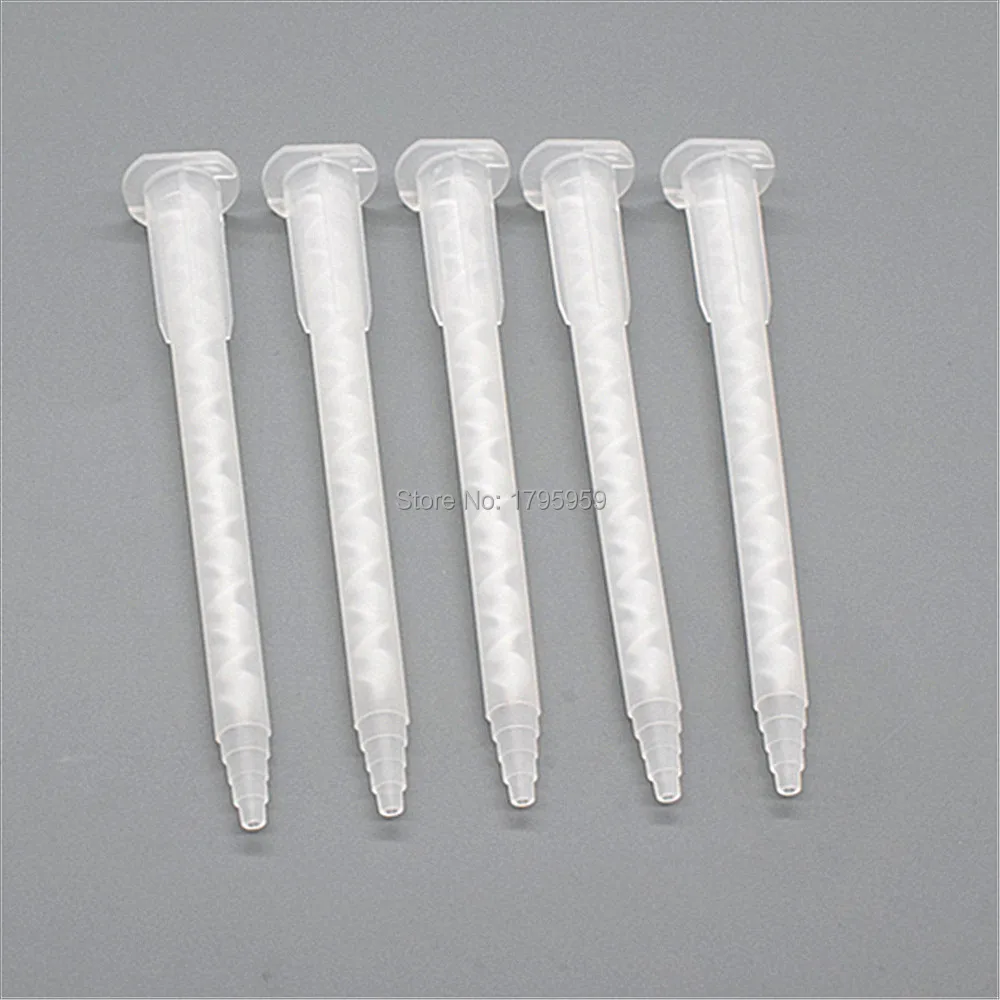 5pc AB Glue Gun Static Mixer Mixing Tube Epoxies Adhesive Mixing Nozzle Syringe 103mm for Two Component Liquid Mixing Machine
5pc AB Glue Gun Static Mixer Mixing Tube Epoxies Adhesive Mixing Nozzle Syringe 103mm for Two Component Liquid Mixing Machine
