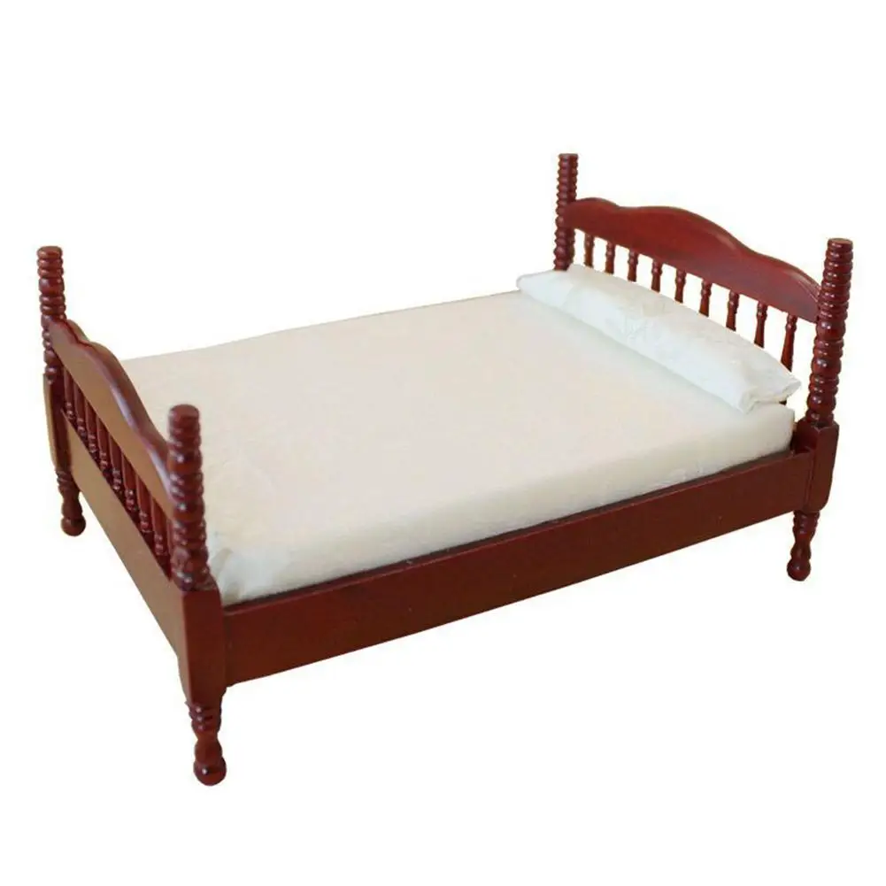 LeadingStar Mini Red Wooden Double Bed for 1:12 Doll House Furniture Accessories
LeadingStar Mini Red Wooden Double Bed for 1:12 Doll House Furniture Accessories