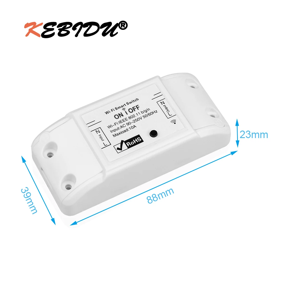 AC90-250V Receiver Wireless Remote Control WiFi Intelligent Smart Switch Intelligent Smart Home Automation Module Wifi Switcher
AC90-250V Receiver Wireless Remote Control WiFi Intelligent Smart Switch Intelligent Smart Home Automation Module Wifi Switcher