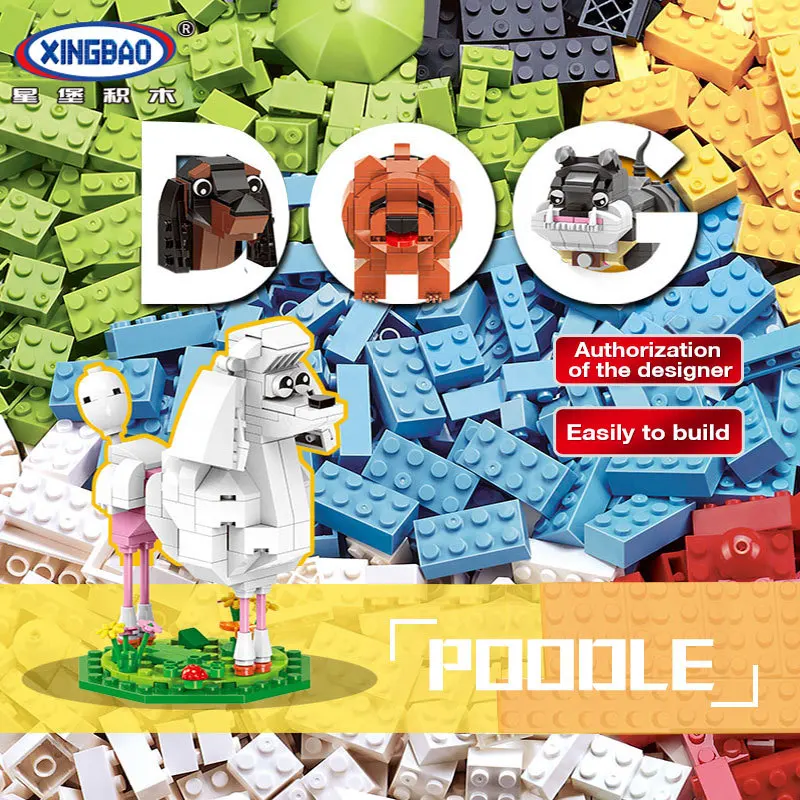 XINGBAO 18003 Genuine 620Pcs Cute Puppy The Four Puppys in One Set Model Building Blocks Bricks Funny Toys For Kids As New Gifts
XINGBAO 18003 Genuine 620Pcs Cute Puppy The Four Puppys in One Set Model Building Blocks Bricks Funny Toys For Kids As New Gifts