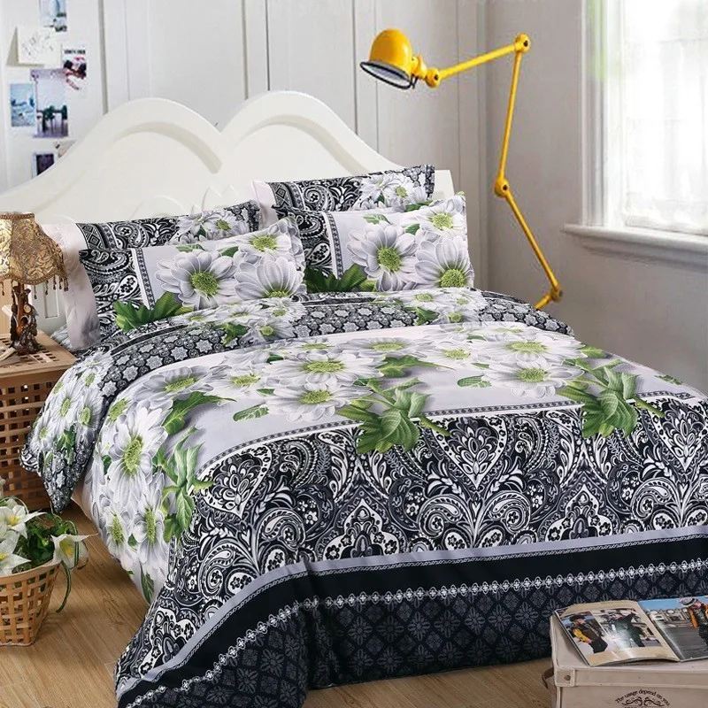 2019 Beautiful Flower Printed Quilt Cover Pillowcase Bedding Set Home Textile Adult Healthy Polyester Cotton Bedding Set 4Pcs
2019 Beautiful Flower Printed Quilt Cover Pillowcase Bedding Set Home Textile Adult Healthy Polyester Cotton Bedding Set 4Pcs