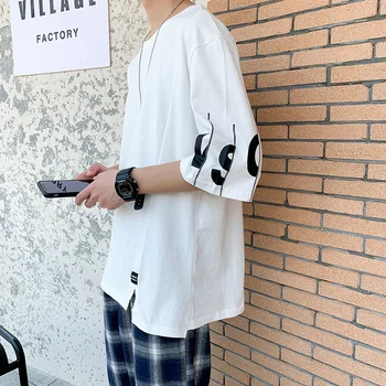 2019 Spring And Summer New Korean FashionTide MaleLoose HighQuality Cotton Harajuku Pattern Solid Color Large Size CasualT-shirt
2019 Spring And Summer New Korean FashionTide MaleLoose HighQuality Cotton Harajuku Pattern Solid Color Large Size CasualT-shirt