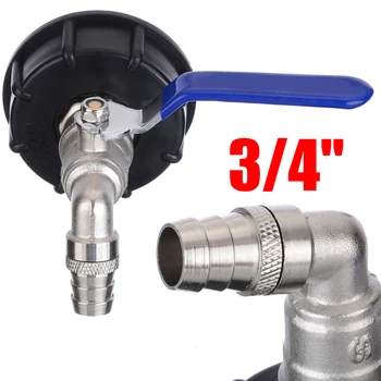 1 pcs IBC Ball Outlet Tap 3/4" Adapter Thread S60x6 Tank 1000 L Tank Fitting Home Garden Rainwater Container
1 pcs IBC Ball Outlet Tap 3/4" Adapter Thread S60x6 Tank 1000 L Tank Fitting Home Garden Rainwater Container