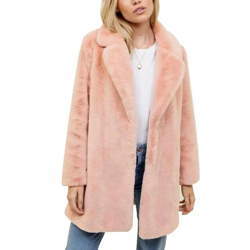 Elegant Pink Shaggy Women Faux Fur Coat Streetwear Autumn Winter Warm Plush Teddy Coat Female Plus Size Overcoat Party
Elegant Pink Shaggy Women Faux Fur Coat Streetwear Autumn Winter Warm Plush Teddy Coat Female Plus Size Overcoat Party