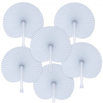 60 Packs White Paper Fans Wedding Fans Round Shaped Folding Fans Plastic Handle Wedding Celebration Birthday Party Favor
60 Packs White Paper Fans Wedding Fans Round Shaped Folding Fans Plastic Handle Wedding Celebration Birthday Party Favor