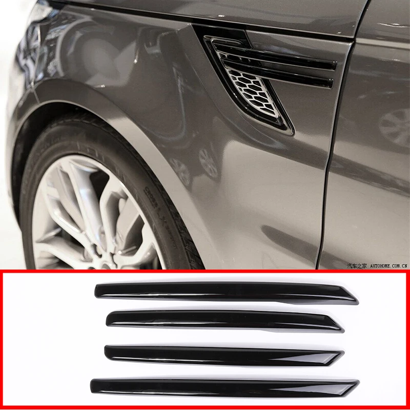 ABS Chrome Front Fog Lamps Strips Trim For Range Rover Sport 2014-17 RR Sport