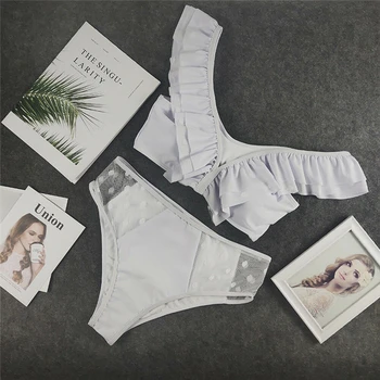 Swimwear Women Swimsuit Padded Bikini Set Ruffle Swimming Suit For Women High Waist Bikini Solid Color Bathing Suit Swim Wear
Swimwear Women Swimsuit Padded Bikini Set Ruffle Swimming Suit For Women High Waist Bikini Solid Color Bathing Suit Swim Wear