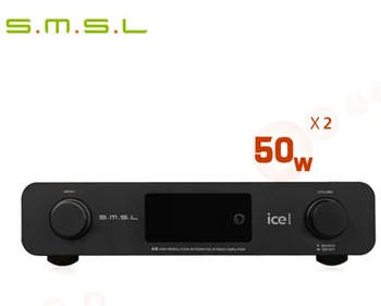SMSL A6 HIFI DSD512 Digital amplifier with ICEPOWER 50AS*2 SE module support PCM32Bit/384Khz LP Gramophone PHONO/CD input
SMSL A6 HIFI DSD512 Digital amplifier with ICEPOWER 50AS*2 SE module support PCM32Bit/384Khz LP Gramophone PHONO/CD input