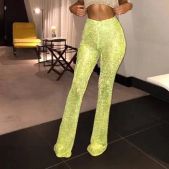 Sequins Wide Leg Pants Sparkly Glitter Sequin Pants Women High Waist Sexy Clubwear Loose Trousers For Women
Sequins Wide Leg Pants Sparkly Glitter Sequin Pants Women High Waist Sexy Clubwear Loose Trousers For Women