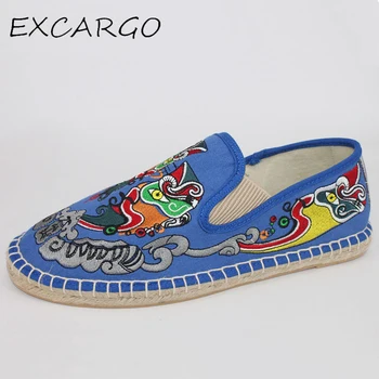 EXCARGO Shoes Men Flats Loafers Embrodery Casual Snekears Black 2019 Male Shoe Slip On Fisherman Flats Hemp Breathable Loafers
EXCARGO Shoes Men Flats Loafers Embrodery Casual Snekears Black 2019 Male Shoe Slip On Fisherman Flats Hemp Breathable Loafers