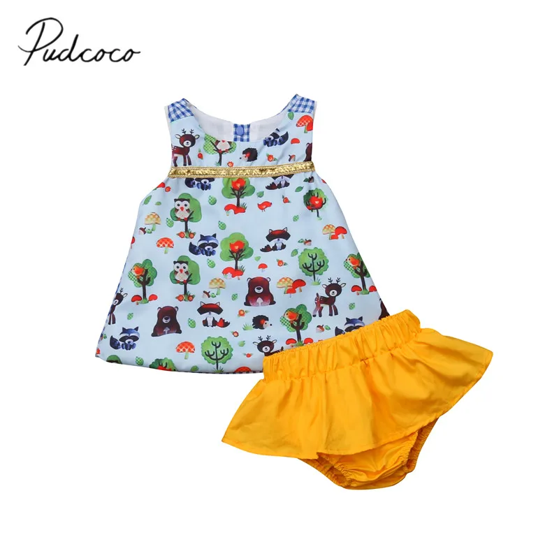 2018 Brand New 0-3Y Toddler Baby Girls Summer Clothes 2pcs Sets Cartoon Animal Print Single Breasted Vest Tops+PP Ruffled Shorts
2018 Brand New 0-3Y Toddler Baby Girls Summer Clothes 2pcs Sets Cartoon Animal Print Single Breasted Vest Tops+PP Ruffled Shorts