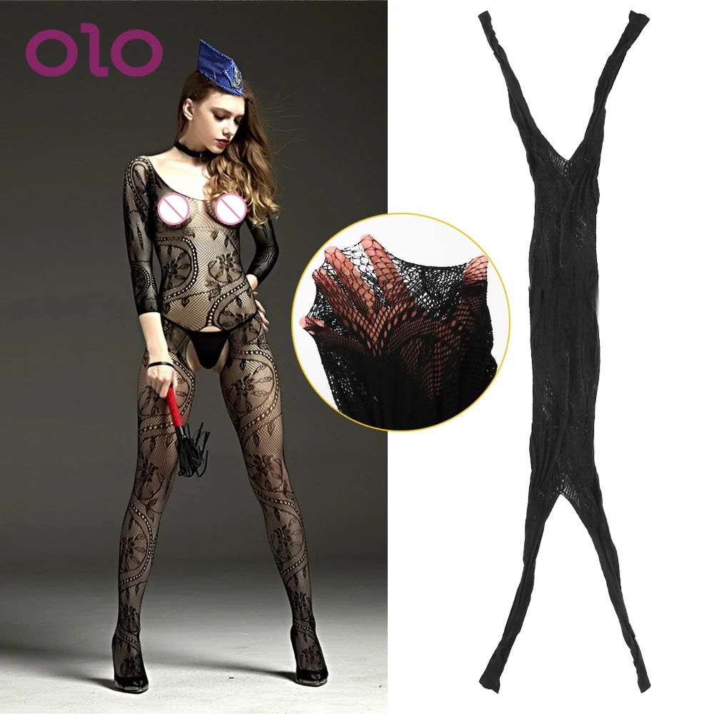 OLO Catsuit Sexy One-piece Pantyhose Fishnet Stocking Exotic Apparel Perspective Erotic Intimates Open Crotch Lingerie Pantyhose
OLO Catsuit Sexy One-piece Pantyhose Fishnet Stocking Exotic Apparel Perspective Erotic Intimates Open Crotch Lingerie Pantyhose