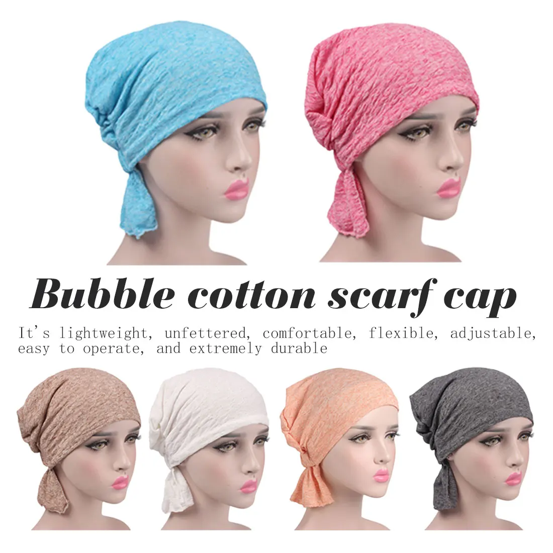 Cotton Breathe Hat Women Turban Elastic Cloth Head Cap Hat Ladies Hair Accessories Muslim Scarf Cap
Cotton Breathe Hat Women Turban Elastic Cloth Head Cap Hat Ladies Hair Accessories Muslim Scarf Cap