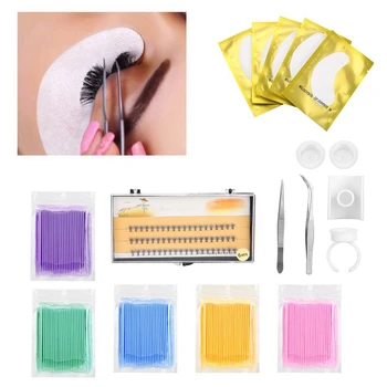 Grafting Eyelash Set Eye Pads Cotton Swabs Tweezers Ring Cup Eyelash Extension Tool Kit
Grafting Eyelash Set Eye Pads Cotton Swabs Tweezers Ring Cup Eyelash Extension Tool Kit
