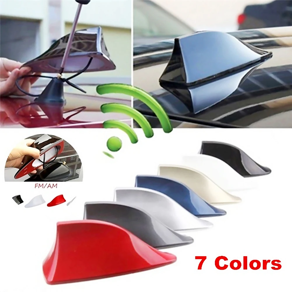 Universal Shark Fin Roof Car Antenna Radio FM/AM Signal Aerial Exterior Decor Antenna
Universal Shark Fin Roof Car Antenna Radio FM/AM Signal Aerial Exterior Decor Antenna