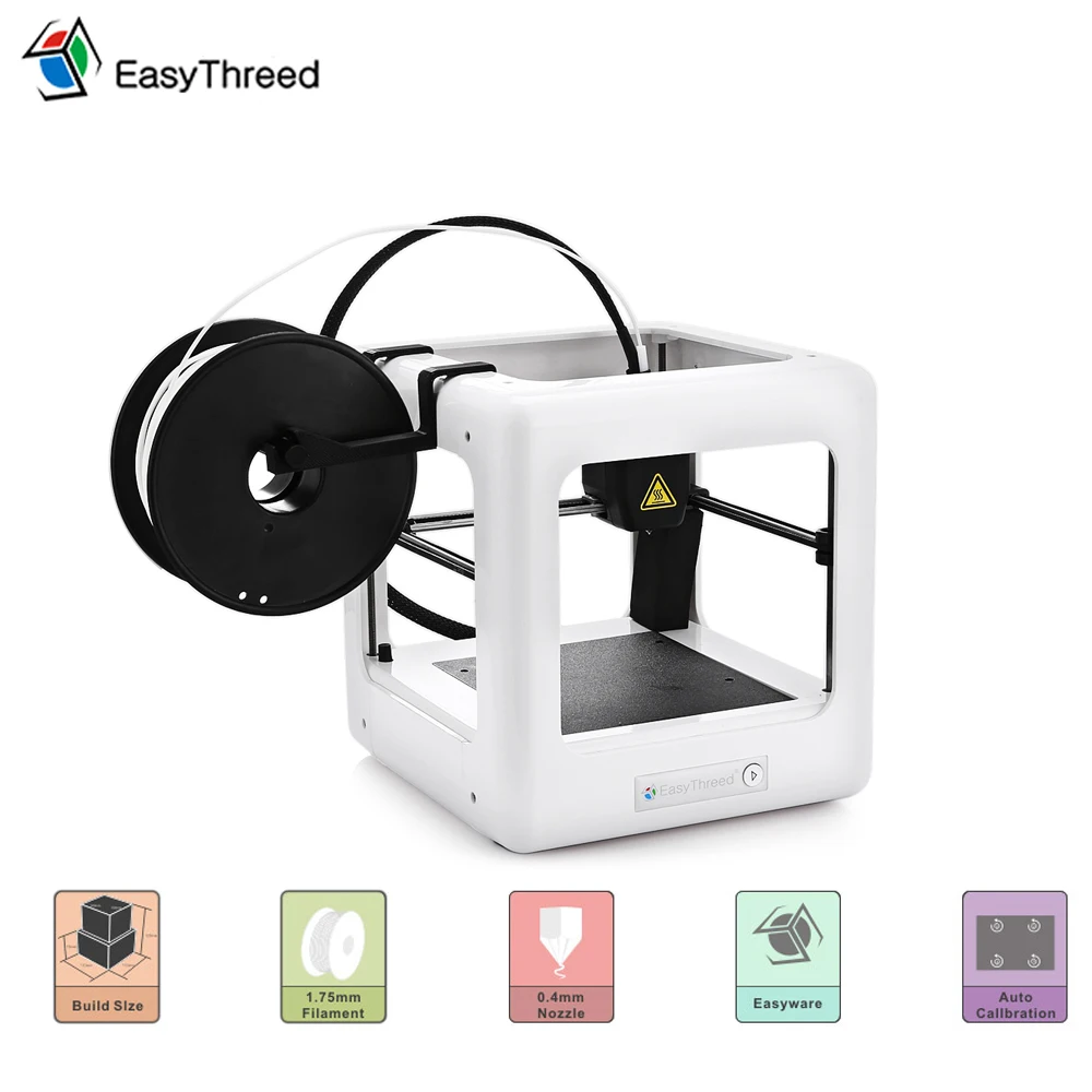 Easythreed NANO Portable 3D Printer 90*110*70 Printing Size Mini Educational Household 3D DIY Kit Printer One Key Printing
Easythreed NANO Portable 3D Printer 90*110*70 Printing Size Mini Educational Household 3D DIY Kit Printer One Key Printing