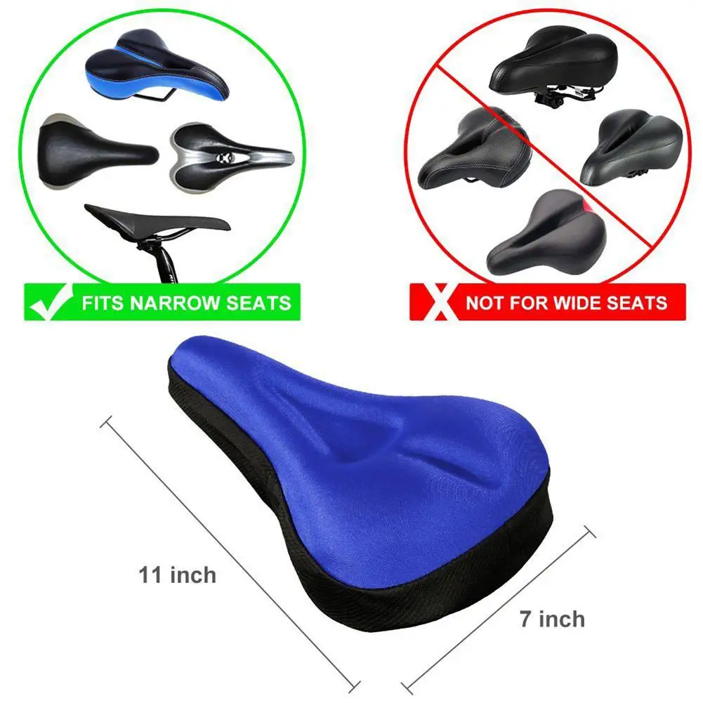 Mounchain Bicycle Saddle Seat Cover Soft Dustproof Gel Bicycle Seat Cover for MTB Long-distance Cycling blue, red, green,black
Mounchain Bicycle Saddle Seat Cover Soft Dustproof Gel Bicycle Seat Cover for MTB Long-distance Cycling blue, red, green,black