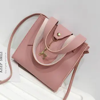 PinShang Shoulder Bag Fashion Simple Messenger Bag Deer Ornaments PU Leather Handbags Solid Color Phone Coin Bag girl Clutch
PinShang Shoulder Bag Fashion Simple Messenger Bag Deer Ornaments PU Leather Handbags Solid Color Phone Coin Bag girl Clutch