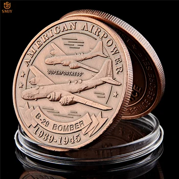 Nice US Air Force Military Weapons SUPERFORTRESS B-29 BOMBER Copper Commemorative Coins Collectibles And Gifts
Nice US Air Force Military Weapons SUPERFORTRESS B-29 BOMBER Copper Commemorative Coins Collectibles And Gifts