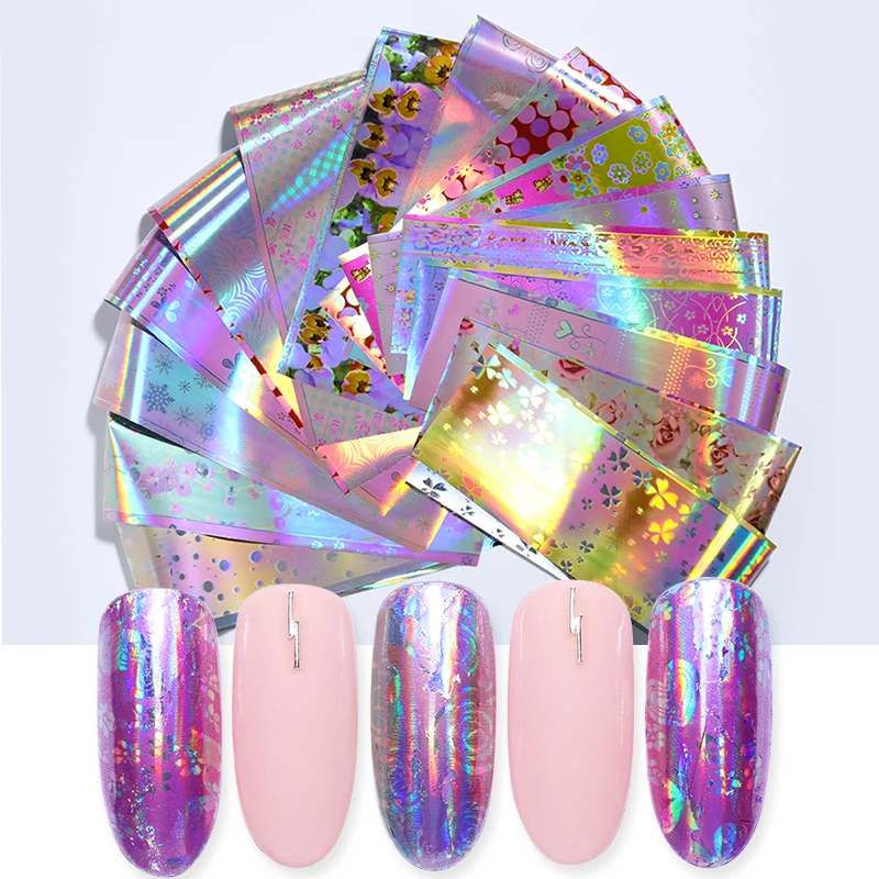 16Pcs/Pack Nail Art Foils Holographic Romantic Sweet Flower Series Mixed Patterns Nail DIY Decoration Transfer Sticker Decals
16Pcs/Pack Nail Art Foils Holographic Romantic Sweet Flower Series Mixed Patterns Nail DIY Decoration Transfer Sticker Decals