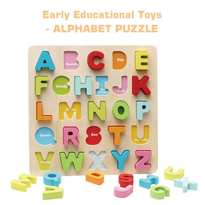 Mini Children Wooden Alphabet Puzzle Wood Number Puzzles Kids Letter Toys for Kids Baby Early Childhood Educational Colorful Toy
Mini Children Wooden Alphabet Puzzle Wood Number Puzzles Kids Letter Toys for Kids Baby Early Childhood Educational Colorful Toy