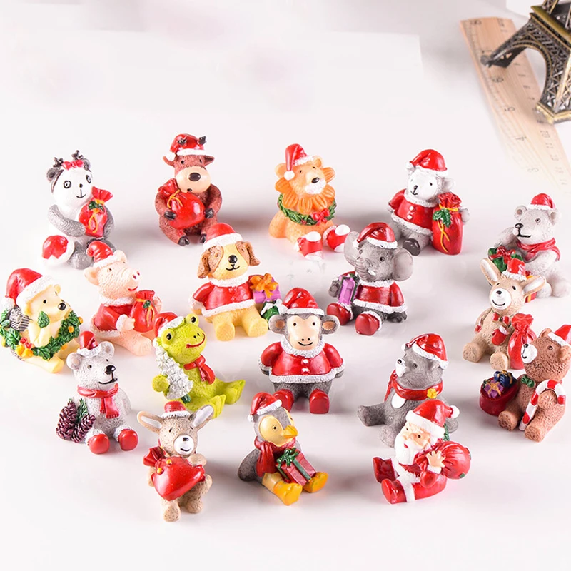 WHISM New Year Christmas Ornament Resin Snowman Santa Claus Figurines Miniature Home Micro Landscape Bonsai Decor Gift For Kids
WHISM New Year Christmas Ornament Resin Snowman Santa Claus Figurines Miniature Home Micro Landscape Bonsai Decor Gift For Kids