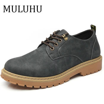 MULUHU New Men Shoes Leather Man Casual Shoes Fashion Loafer Social Boots Male Shoe Business Office Martin Boots High Quality
MULUHU New Men Shoes Leather Man Casual Shoes Fashion Loafer Social Boots Male Shoe Business Office Martin Boots High Quality