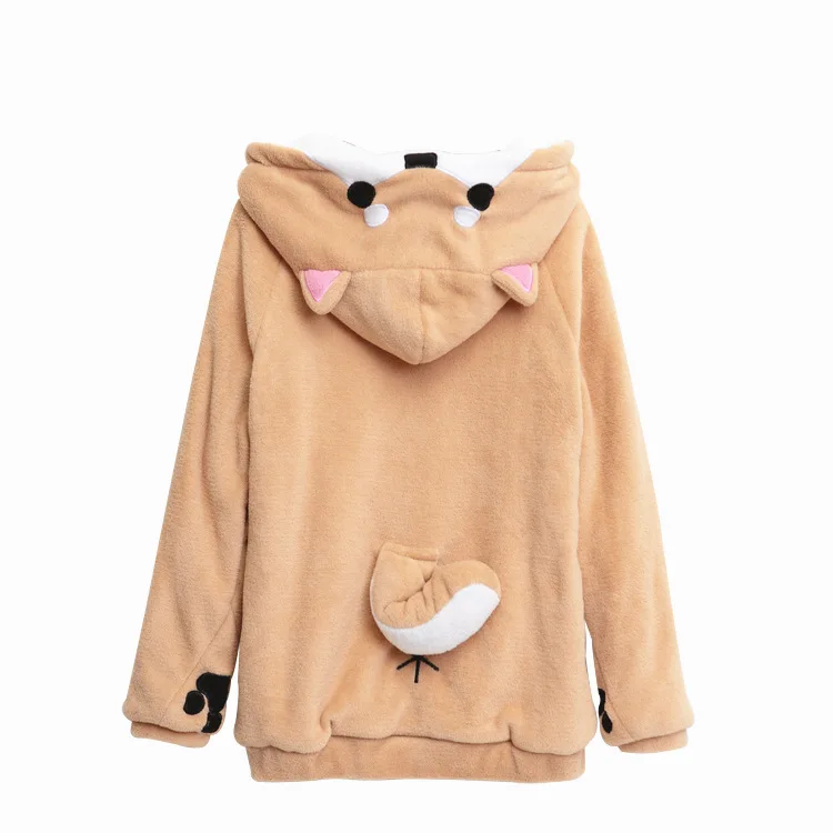 Kawaii lovely Velvet Long-sleeved hoodies women Plush Coat Cartoon Anime Style Warm ladies Winter Sweatshirt Christmas Pullovers
Kawaii lovely Velvet Long-sleeved hoodies women Plush Coat Cartoon Anime Style Warm ladies Winter Sweatshirt Christmas Pullovers