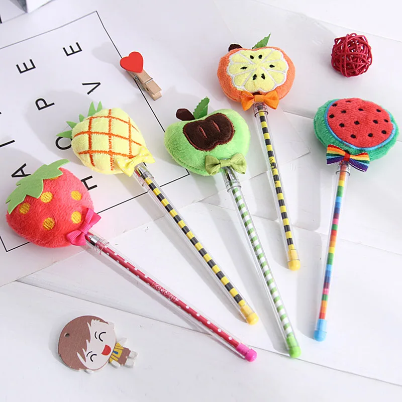 1PC Kawaii Fruit Gel Pens Candy Color Gel Pens Hairball Gel Pens For Kids Gifts School Office Supplies Stationery
1PC Kawaii Fruit Gel Pens Candy Color Gel Pens Hairball Gel Pens For Kids Gifts School Office Supplies Stationery