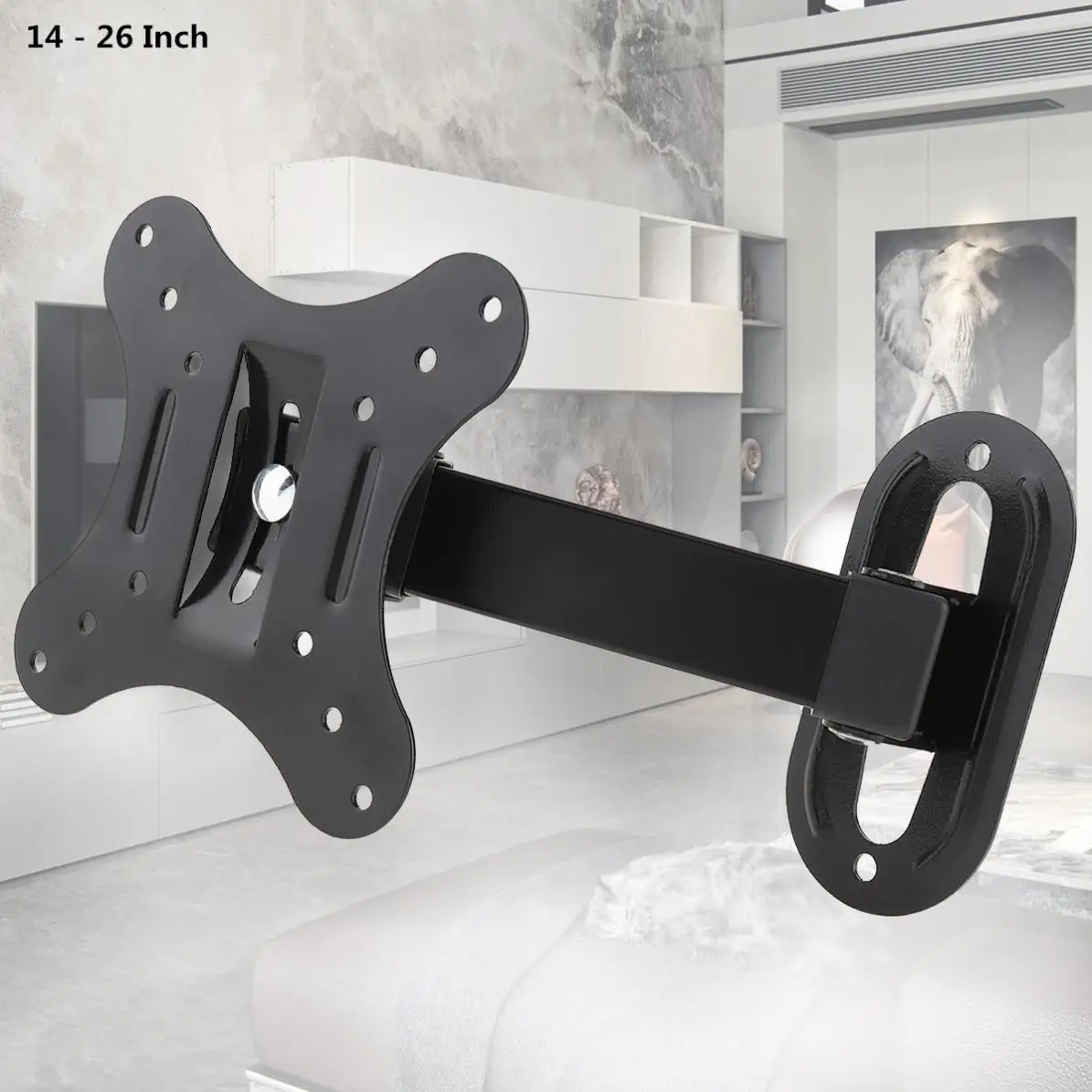 10KG TV Wall Mount Bracket Flat Panel TV Frame Support 15 Degrees Tilt with Gradienter for 14 - 26 Inch LCD LED Monitor Flat Pan
10KG TV Wall Mount Bracket Flat Panel TV Frame Support 15 Degrees Tilt with Gradienter for 14 - 26 Inch LCD LED Monitor Flat Pan