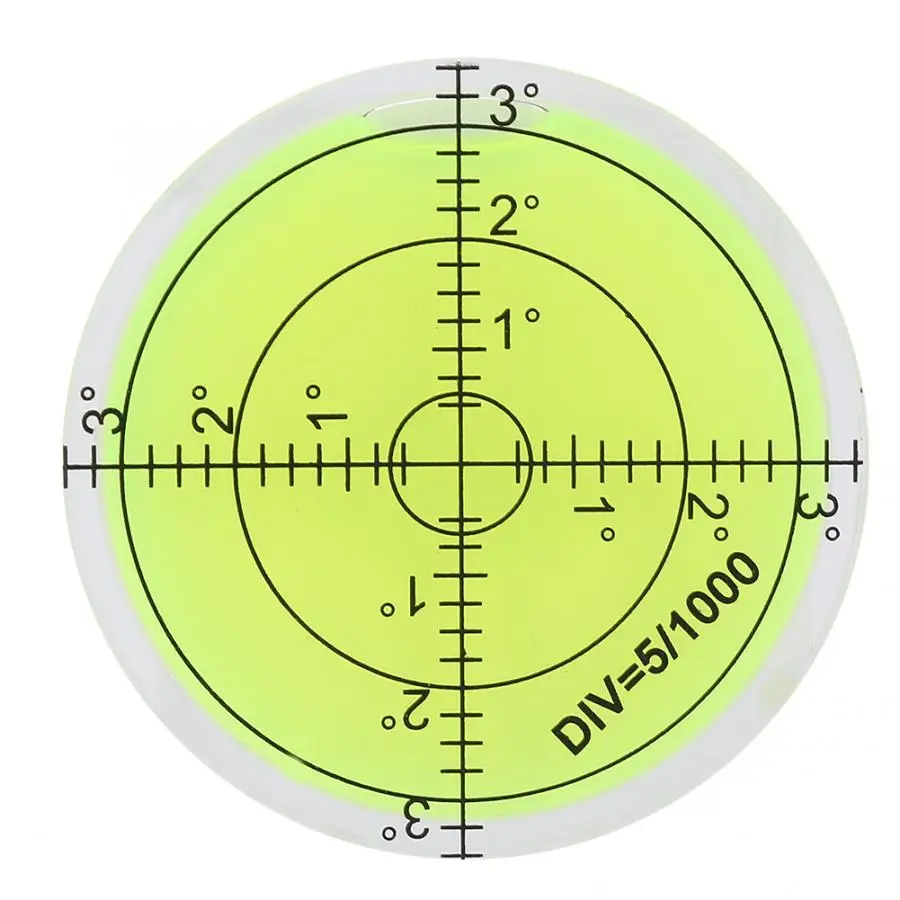 electronic protractor 60mm Diameter Measuring Tool Round Level Bubble with Scale for Camera Platform Balance linear scale
electronic protractor 60mm Diameter Measuring Tool Round Level Bubble with Scale for Camera Platform Balance linear scale