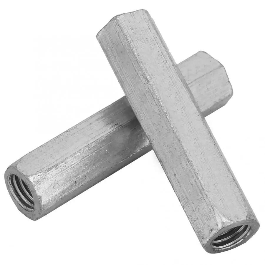 2pcs Zinc Plated Galvanized Steel M10*60 Rod Coupling Long Hex Thread Nut Threaded Fasteners Connection Thread Wood Insert Nut
2pcs Zinc Plated Galvanized Steel M10*60 Rod Coupling Long Hex Thread Nut Threaded Fasteners Connection Thread Wood Insert Nut