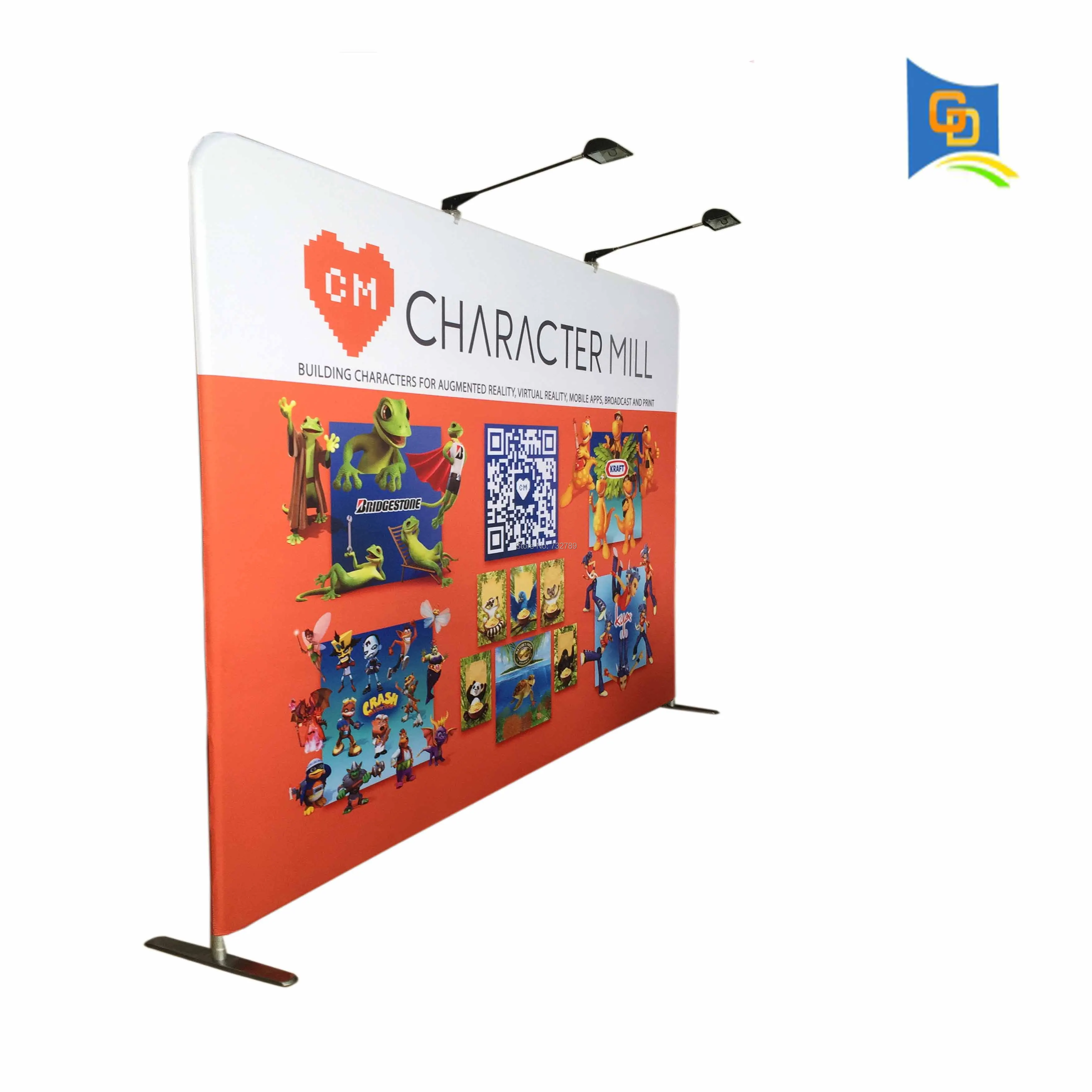 High-quality 10ft Straight Tension Fabric Display Banner Stand Exhibiton booth Backdrop Stand with 2pcs Spotlights
High-quality 10ft Straight Tension Fabric Display Banner Stand Exhibiton booth Backdrop Stand with 2pcs Spotlights