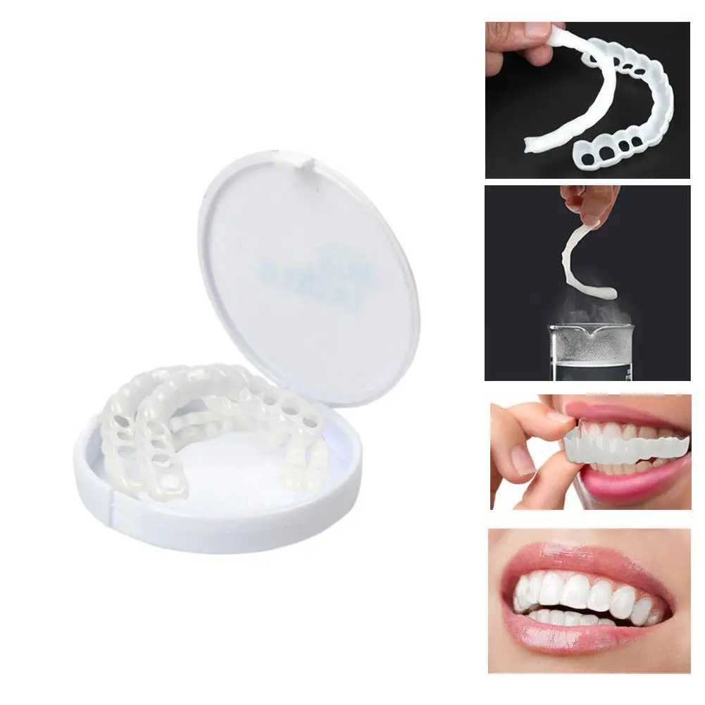 Women Men Teeth Whitening Teeth Cover Perfect Smile Comfort Fit Flex Teeth Veneers Upper Teeth + Lower Teeth Set
Women Men Teeth Whitening Teeth Cover Perfect Smile Comfort Fit Flex Teeth Veneers Upper Teeth + Lower Teeth Set