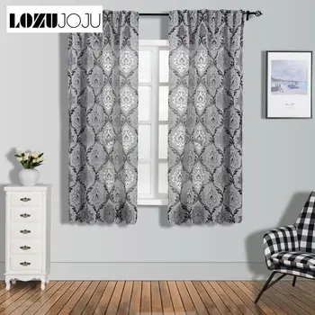 LOZUJOJU Short semi shade European drops floral jacquard design curtains for living room bedroom windows thick fabric thread
LOZUJOJU Short semi shade European drops floral jacquard design curtains for living room bedroom windows thick fabric thread