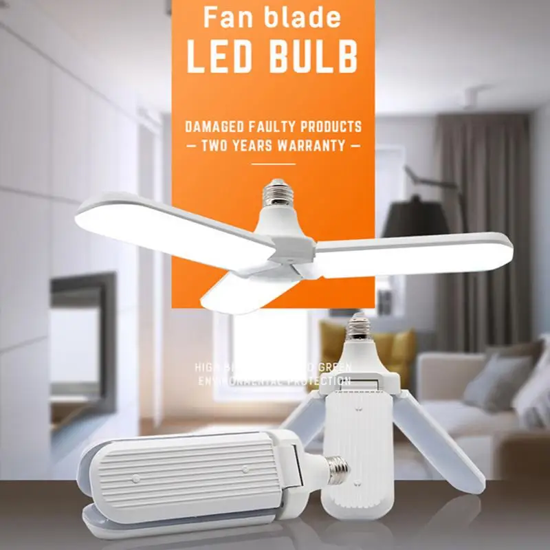 E27 LED Bulb Folding Fan Blade Angle Adjustable Ceiling Lamp High Brightness Light Bulb Flying Saucer Emergency Lamp
E27 LED Bulb Folding Fan Blade Angle Adjustable Ceiling Lamp High Brightness Light Bulb Flying Saucer Emergency Lamp