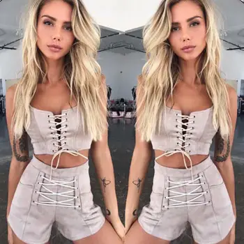 US Women Crop Top Blouse Pants Two-piece Playsuit Bodysuit Jumpsuit Romper Set
US Women Crop Top Blouse Pants Two-piece Playsuit Bodysuit Jumpsuit Romper Set