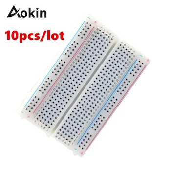 10pcs Breadboard 400 Point Breadboard 400Point Solderless PCB Bread Board 400 holes Test Develop for Arduino Diy kit
10pcs Breadboard 400 Point Breadboard 400Point Solderless PCB Bread Board 400 holes Test Develop for Arduino Diy kit