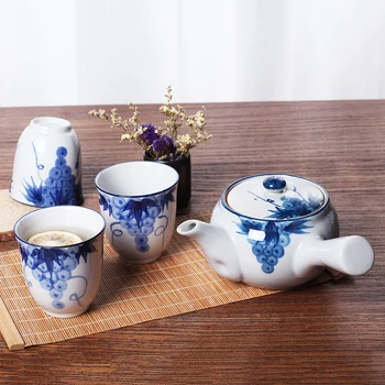 Japanese kettle heat resistant retro household cup single hand handle ceramic filter teapot kung fu tea pot tea set teaware
Japanese kettle heat resistant retro household cup single hand handle ceramic filter teapot kung fu tea pot tea set teaware