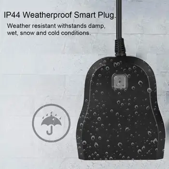 Wifi Smart Voice Plug Wireless Remote Control Switch Outlet with 2 Individual Sockets IP44 Weatherproof Smart Plug Hands-free UK
Wifi Smart Voice Plug Wireless Remote Control Switch Outlet with 2 Individual Sockets IP44 Weatherproof Smart Plug Hands-free UK