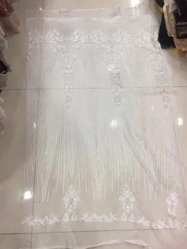 African Sequins Lace Fabric 2018 Embroidered Nigerian Net Laces Fabric Bridal High Quality French Tulle Lace Fabric WHITE 5yards
African Sequins Lace Fabric 2018 Embroidered Nigerian Net Laces Fabric Bridal High Quality French Tulle Lace Fabric WHITE 5yards