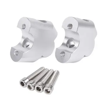 Motorcycle Silver Handlebar Raiser Riser Bar Moves up 40mm for 2015 2016 2017 BMW F800R F 800 R
Motorcycle Silver Handlebar Raiser Riser Bar Moves up 40mm for 2015 2016 2017 BMW F800R F 800 R