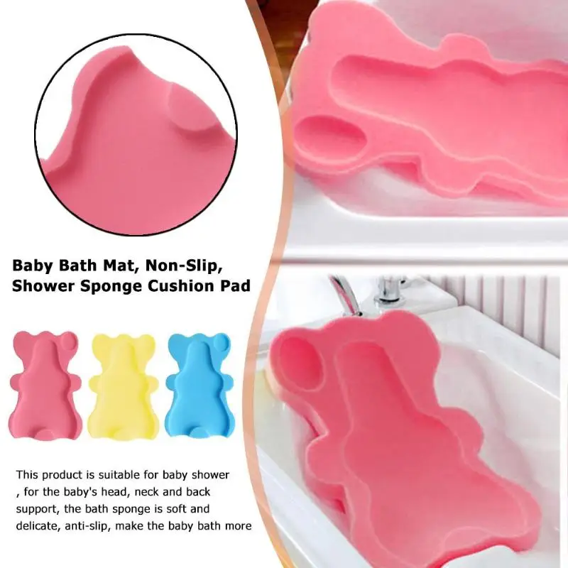 Multifunctional Baby Bath Mat Non Slip Infant Shower Sponge Cushion Pad Newborn Bath Holder Soft Comfortable Bath Mat for Babys
Multifunctional Baby Bath Mat Non Slip Infant Shower Sponge Cushion Pad Newborn Bath Holder Soft Comfortable Bath Mat for Babys