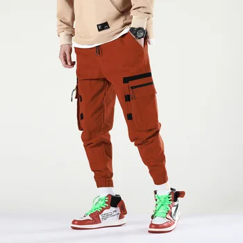 #1909 Spring Cargo Pants Side Pockets Hip Hop Trousers For Men Elastic Waist Pencil Harem Pants For Men Japanese Streetwear
#1909 Spring Cargo Pants Side Pockets Hip Hop Trousers For Men Elastic Waist Pencil Harem Pants For Men Japanese Streetwear